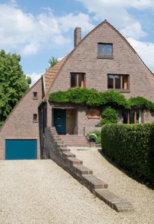 Former Steinert House, built in 1929 by Hans Poelzig, north-west side after restoration of the