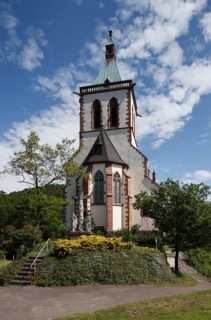 View from west, St., Sankt, Saint