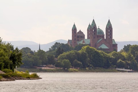 Speyer, Cathedral Church of St Mary and St Stephen, Speyer Cathedral, Imperial Cathedral, view from