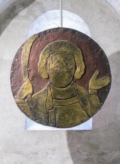 Constance, Minster, Romanesque gold disc in the crypt, Pelagius disc