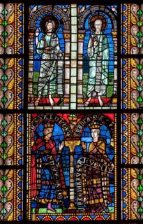 Strasbourg Cathedral, Cathédrale Notre-Dame de Strasbourg, window of the north transept, left