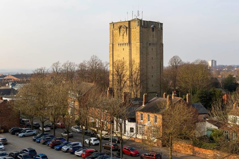 Westgate Water Tower, Lincoln Water Tower 1911, city of Lincoln, Lincolnshire, England, UK Baroque
