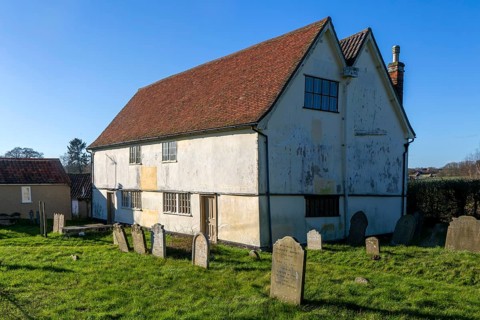 Walpole Old chapel historic listed building, Walpole, Suffolk, England, UK