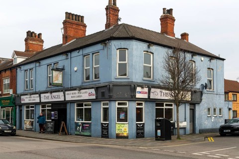 The Angel public house, Freeman Street, Grimsby, north east Lincolnshire, England, UK