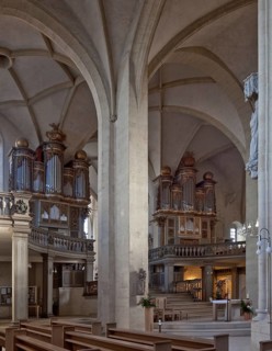Zeitz Cathedral 78802 Main construction period 15th century Interior facing south-east with the