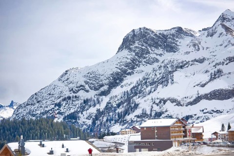 Ski resort in the Bregenzerwald, Vorarlberg, Austria, Europe
