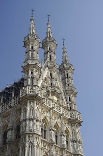 Leuven, Leuven, town hall, built between 1439 and 1468 by Sulpitius van Vorst and Matheus de Layens