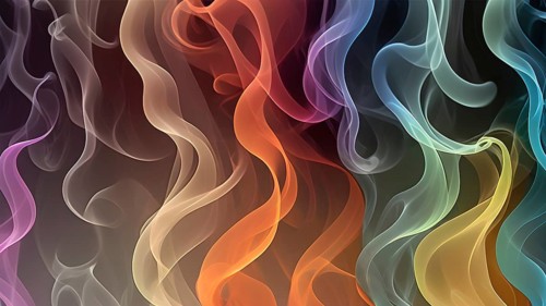 Abstract wave of colorful smoke. colorful smoke swirl. Abstract texture background, colorful art.