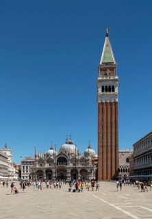 Venice, St Mark's Square (Piazza San Marco), St Mark's Basilica (Basilica di San Marco), and