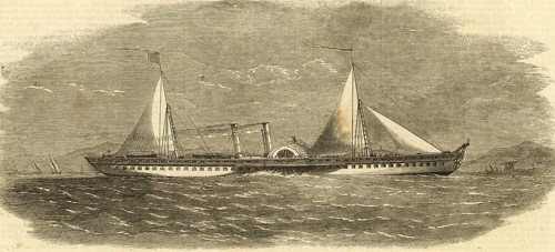 Steam pleasure yacht for the King of AVA