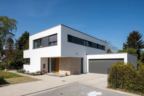 Krefeld, Residential buildings on the Rott, 2019 by Piet Reymann