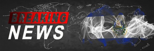 El Salvador Breaking News, Smoke Flag Background