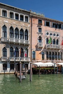 Venice, palaces on the Grand Canal, Palazzo Giustinian Pesaro and Ca' Sagredo, also Palazzo