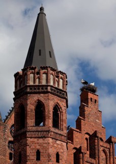 Tangermünde Elbe town hall around 1430 by Hinrich Brunsberg begun restored M 19th century v F A