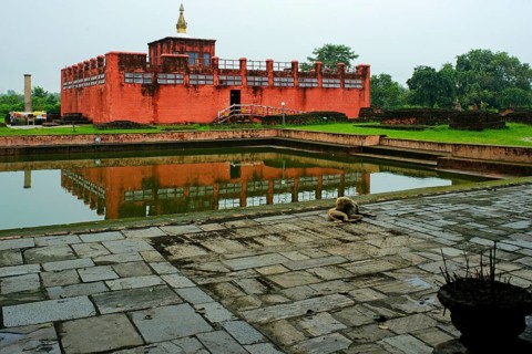 UNESCO World Heritage site, Gautam Buddha's birthplace at Lumbini, Nepal, Asia