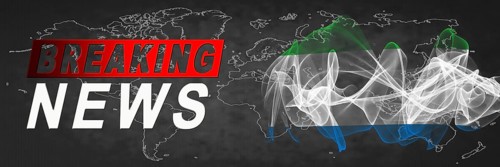Sierra Leone Breaking News, Smoke Flag Background