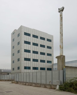 Porto Marghera near Venice, industrial harbour, building of unknown purpose