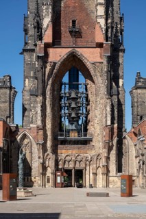 Hamburg, former main church St. Nikolai, today a memorial against the bombing and a memorial,