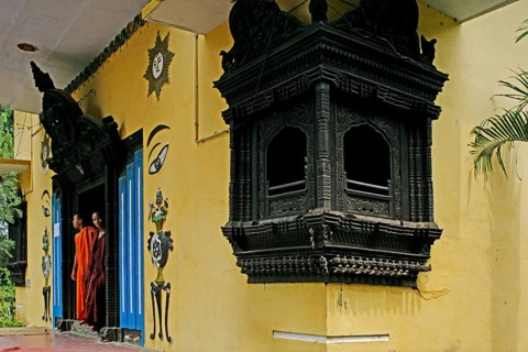 Monks, Lumbini Dharmodaya committees Buddha Vihar, UNESCO World Heritage site, Gautam Buddha's