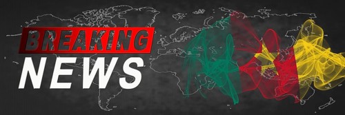 Cameroon Breaking News, Smoke Flag Background