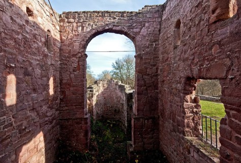 Kyffhäuser Lower Castle 78518 Castle chapel built in the 12th century Interior facing east