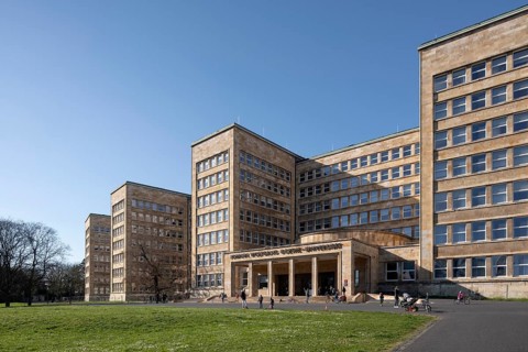 Frankfurt am Main, IG-Farben tower block (now Goethe University), Poelzig high-rise building,