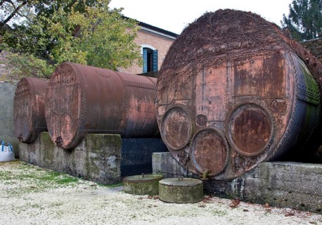 Venice, arsenal, disused boilers 19th century