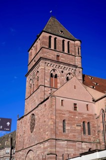 The Lutheran Church of St Thomas, Église Saint Thomas de Strasbourg, Alsace, Historic church with