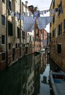 Italy Venice Canal in the Cannaregio district -557
