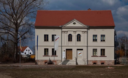 Halle Saale district of Reideburg Birthplace of Hans-Dietrich Genscher born 1927 62516 German Unity