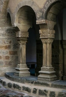 Magdeburg, Kloster Unser Lieben Frauen, well house in front of the east wing of the cloister,