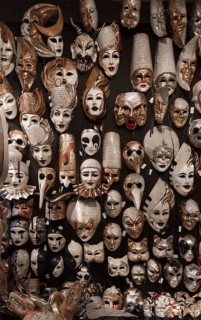 Italy Venice Artistic masks -230 in a shop workshop