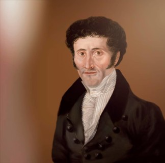 Ernst Theodor Amadeus Hoffmann, or E. T. A. Hoffmann, 1776 - 1822, German Romantic author of