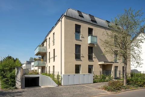 Krefeld, Residential buildings on the Rott, 2019 by Piet Reymann