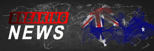 Australia Breaking News, Smoke Flag Background