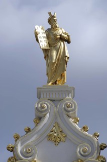 Bruges, Castle Square, Brugse Vrije, Moses statue