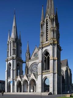 Pontmain, pilgrimage basilica Notre-Dame de Pontmain, St., Saint, Saint