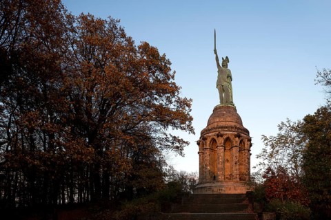 Detmold, Hermannsdenkmal, built 1838 - 1875 according to designs by Ernst von Bandel and