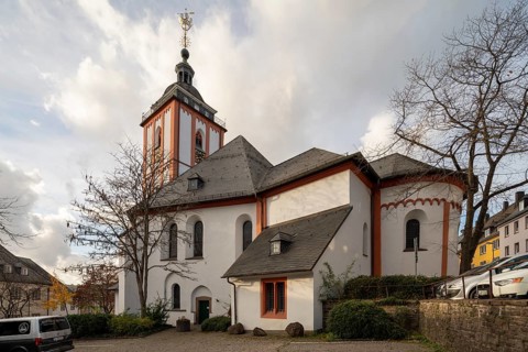 Siegen, Nikolaikirche, view from south-east