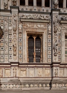Italy Certosa di Pavia 89751 Monastery Church of Madonna delle Grazie begun by the Visconti family