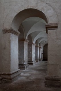 Münchenlohra b Nordhausen Church of St Gangolf 58769 View from the transept into the north aisle to
