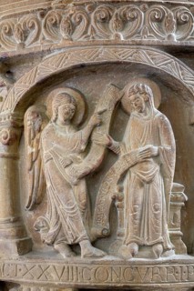 Freckenhorst, Collegiate Church of St Boniface, Romanesque baptismal font, 1st half of the 12th