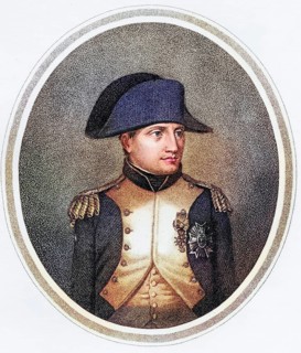 Napoleon I, Emperor of the French. 1769, 1821. photo etching after the painting by Robert le Fevre,
