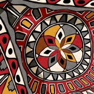 Ethnic art tribal style background. Texture art graphic print design, wallpaper.