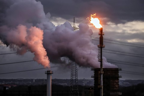 Bottrop, North Rhine-Westphalia, Germany, The Prosper coking plant is one of three operating coking