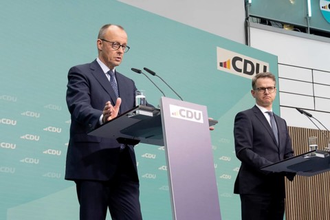 Friedrich Merz (CDU candidate for Chancellor, Federal Chairman of the CDU and Chairman of the