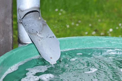 Water butt at home
