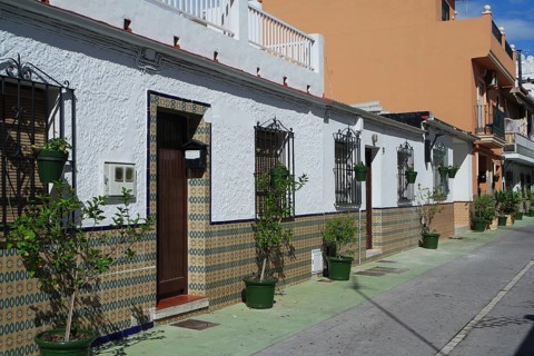Alley in La Cala de Mijas, Andalusia