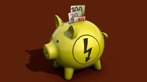 Symbolic image on the subject of saving energy