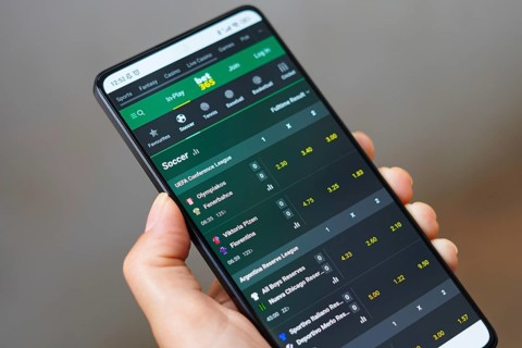 April 12, 2024, Brazil. In this photo illustration, the the Bet365 sports betting platform is seen